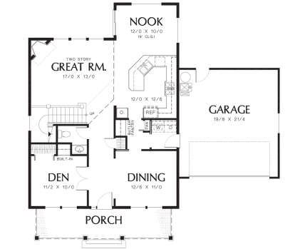 Main Floor  for House Plan #2559-00241