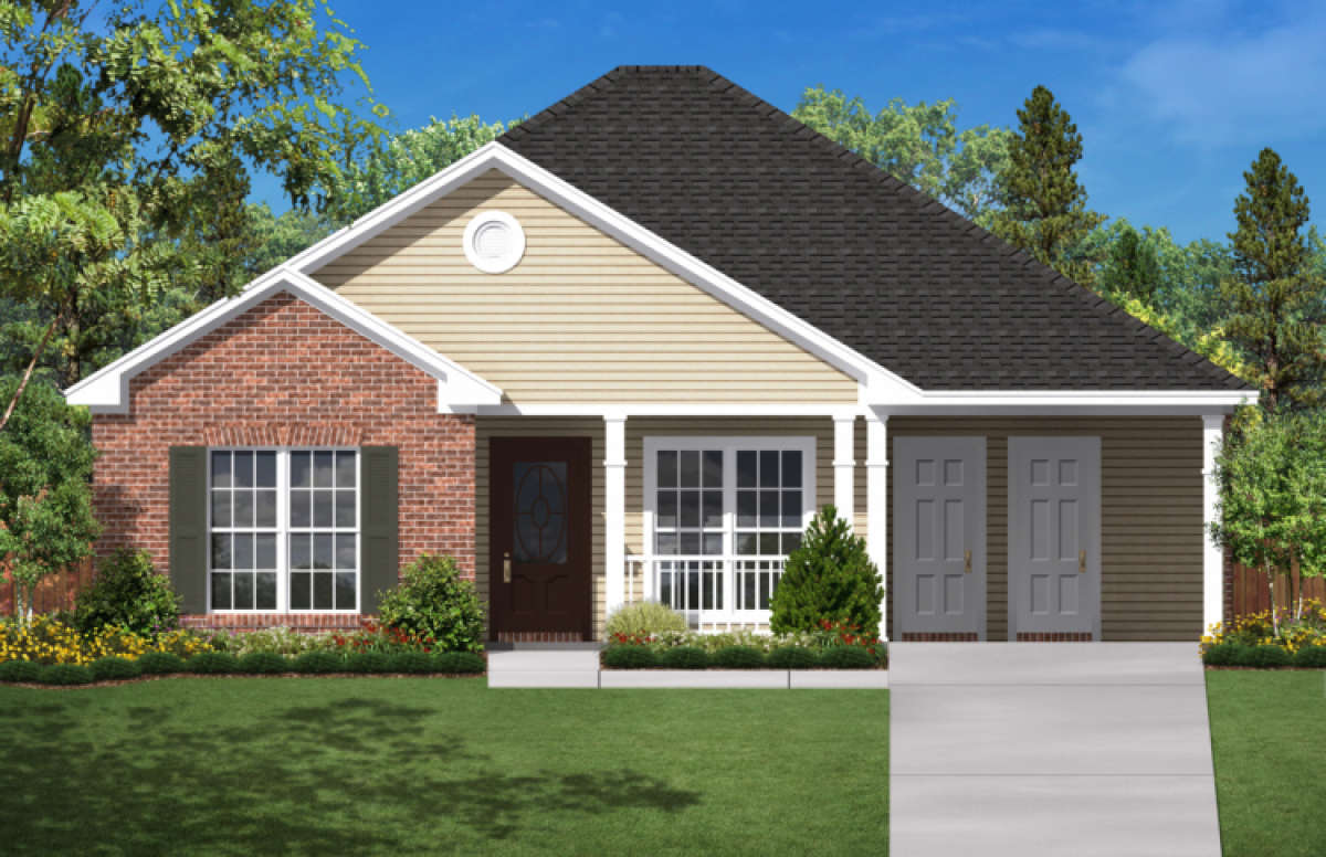 Ranch Plan - 1,200 Square Feet, 3 Bedrooms, 2 Bathrooms | Floor Plan ...