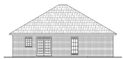 Ranch House Plan #041-00001 Elevation Photo