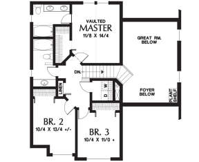 Second Floor for House Plan #2559-00243