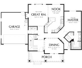 Main Floor  for House Plan #2559-00244