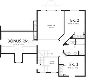 Second Floor for House Plan #2559-00244