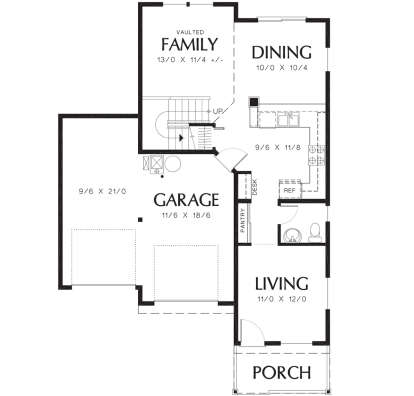 Main Floor  for House Plan #2559-00246