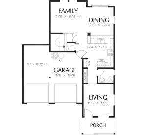 Main Floor  for House Plan #2559-00247