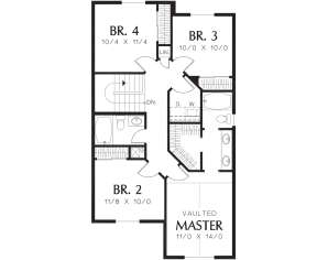 Second Floor for House Plan #2559-00247