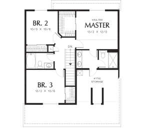 Second Floor for House Plan #2559-00249