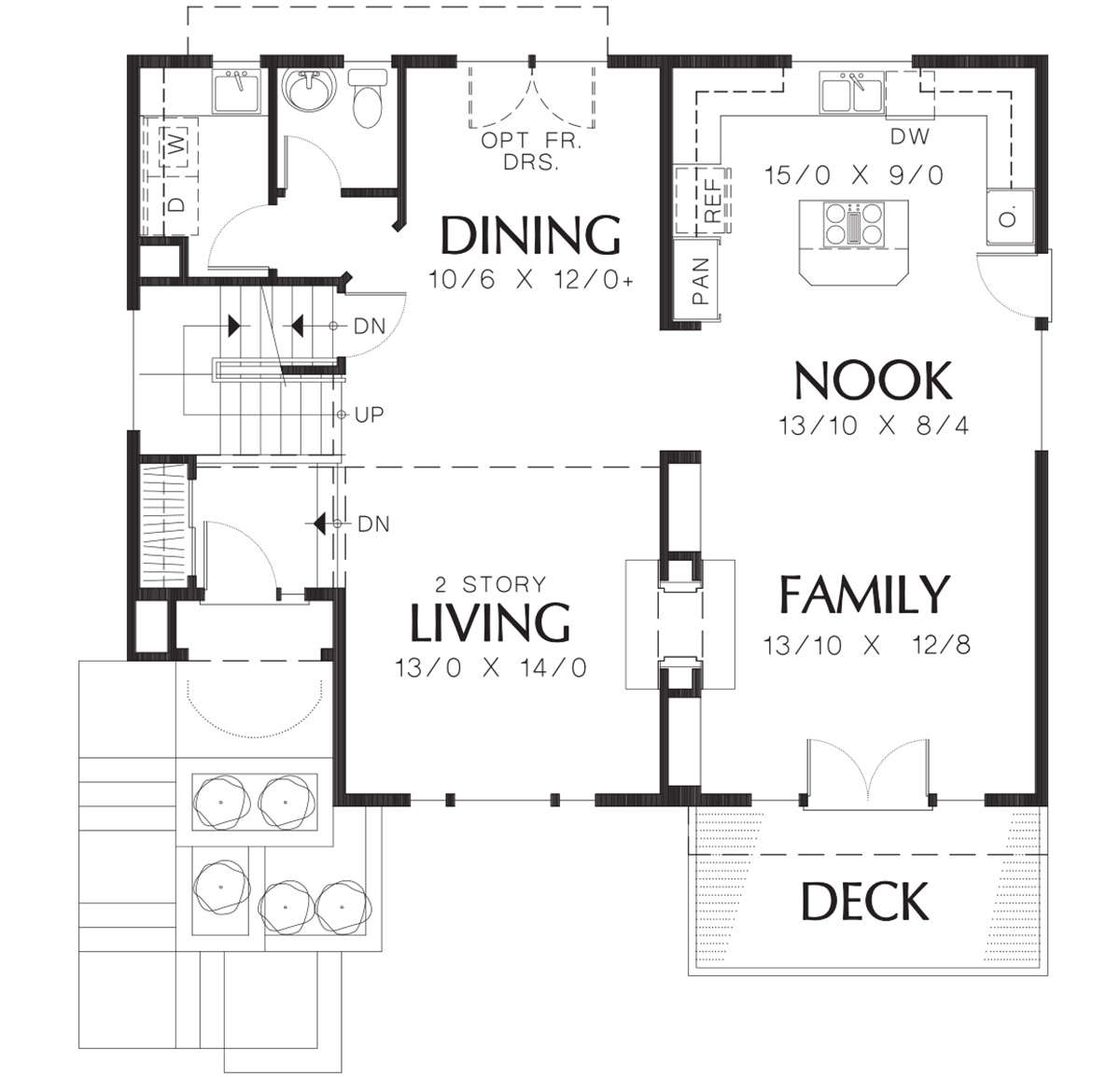 Main Floor  for House Plan #2559-00250