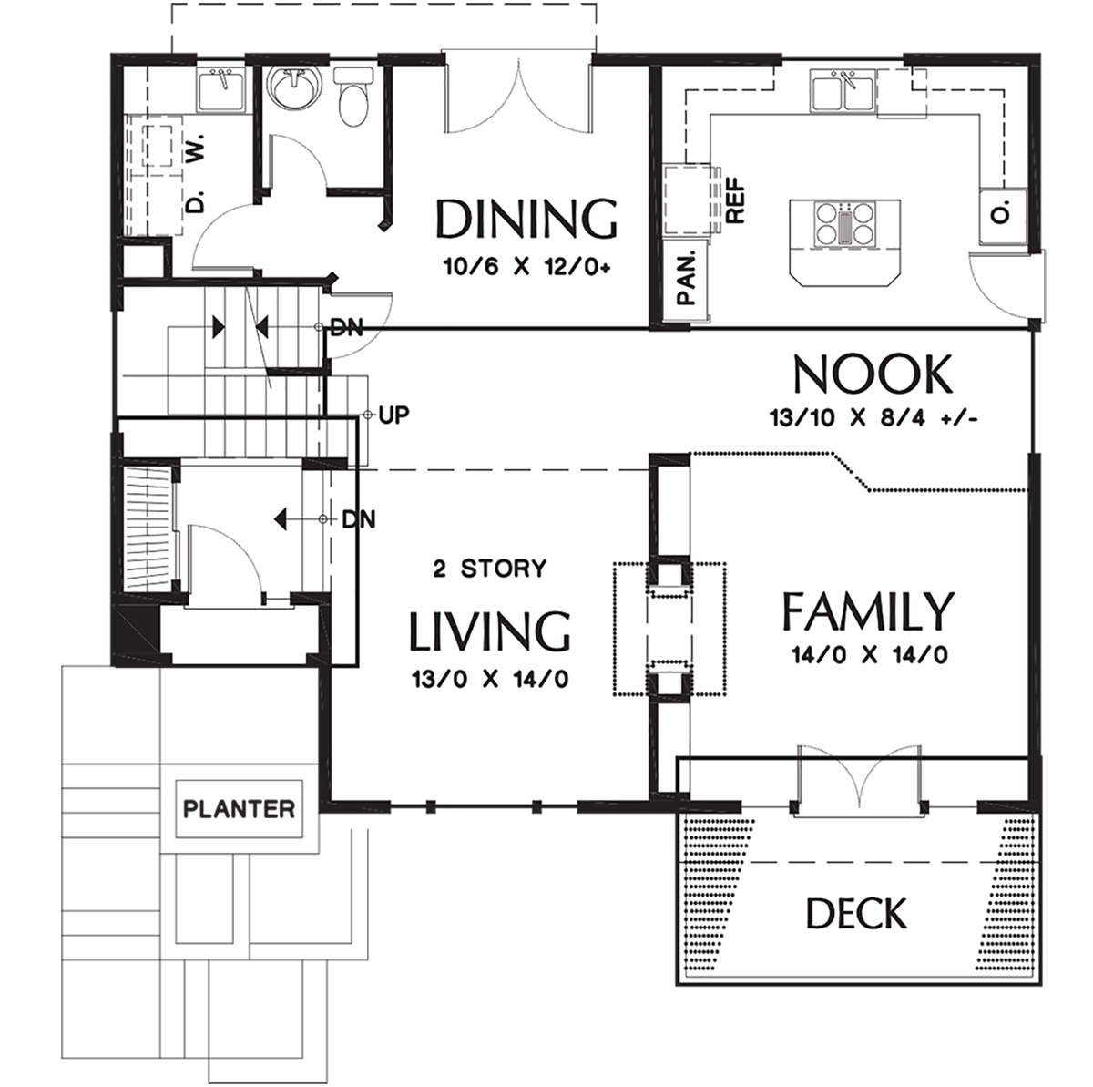 Main Floor  for House Plan #2559-00251