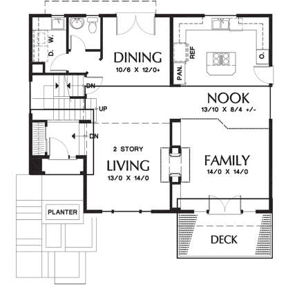 Main Floor  for House Plan #2559-00251