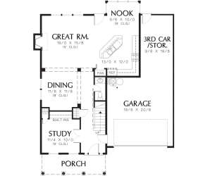 Main Floor  for House Plan #2559-00252
