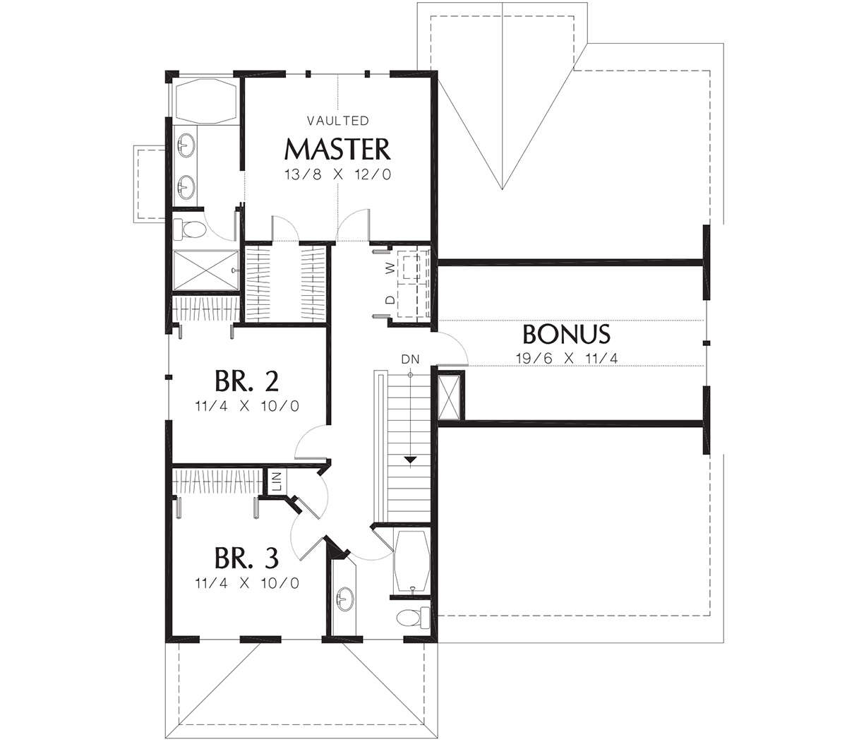 Second Floor for House Plan #2559-00252