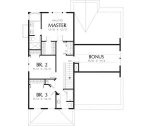 Second Floor for House Plan #2559-00252