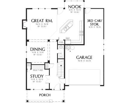 Main Floor  for House Plan #2559-00253