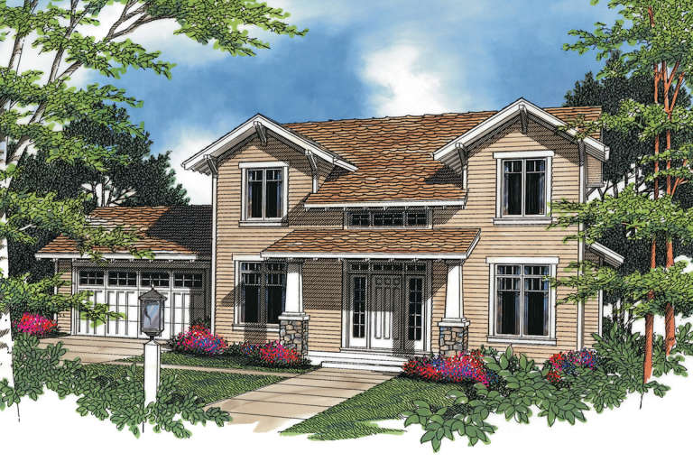 House Plan House Plan #12031 Front Elevation 