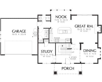Main Floor  for House Plan #2559-00254