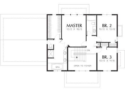Second Floor for House Plan #2559-00254