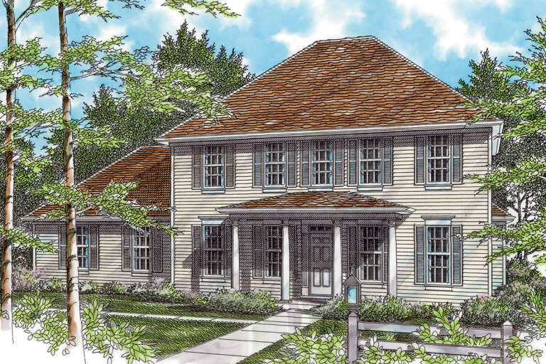 House Plan House Plan #12032 Front Elevation 
