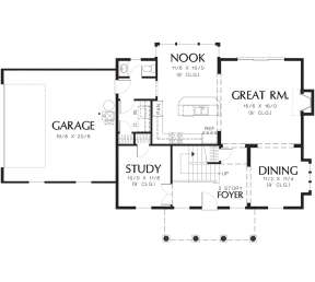 Main Floor  for House Plan #2559-00255