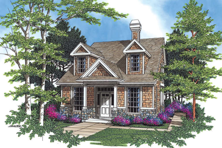 House Plan House Plan #12034 Front Elevation 