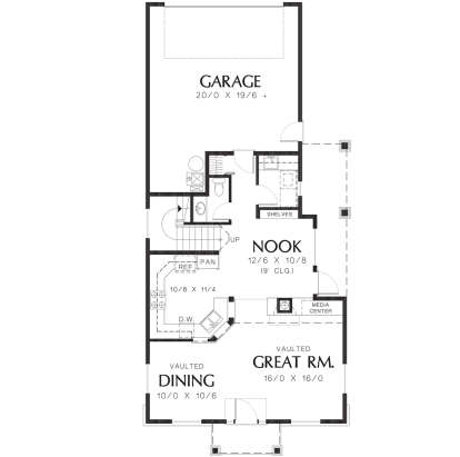 Main Floor  for House Plan #2559-00257