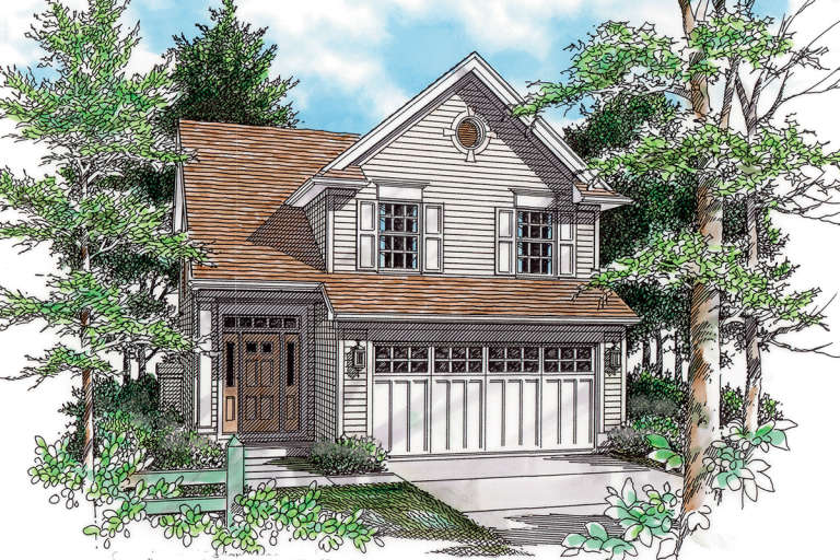House Plan House Plan #12035 Front Elevation 