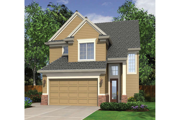 House Plan House Plan #12039 Front Elevation 