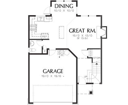 Main Floor  for House Plan #2559-00262
