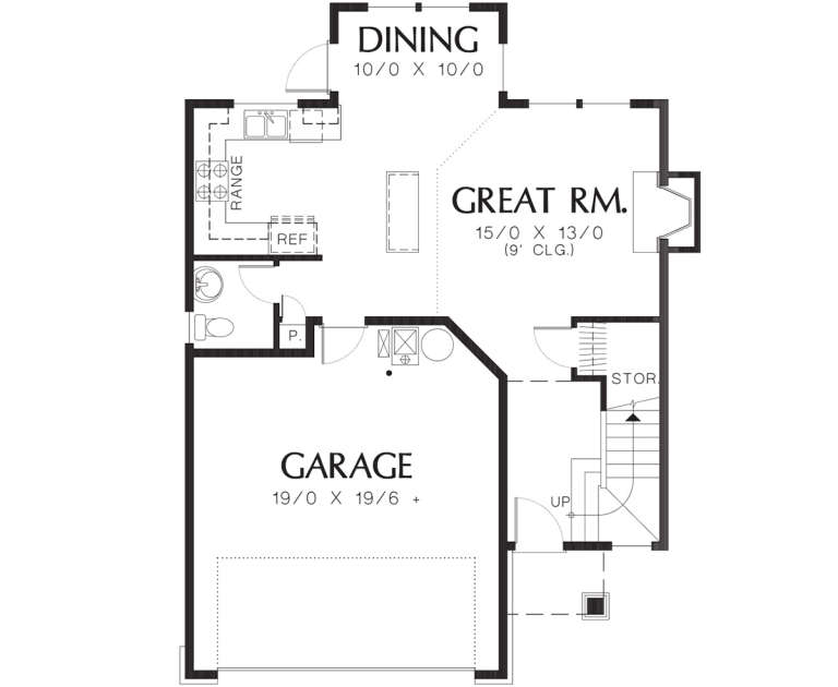 House Plan House Plan #12039 Drawing 1