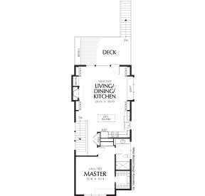 Second Floor for House Plan #2559-00264