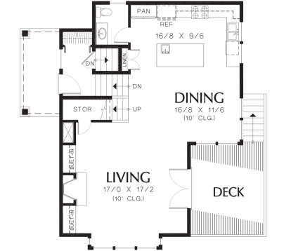 Main Floor  for House Plan #2559-00266