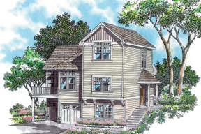 Vacation House Plan #2559-00269 Elevation Photo