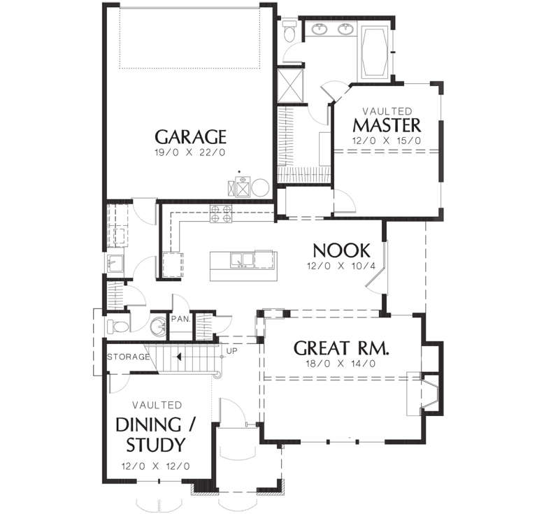 House Plan House Plan #12048 Drawing 1