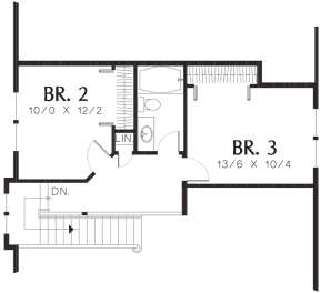 Second Floor for House Plan #2559-00271