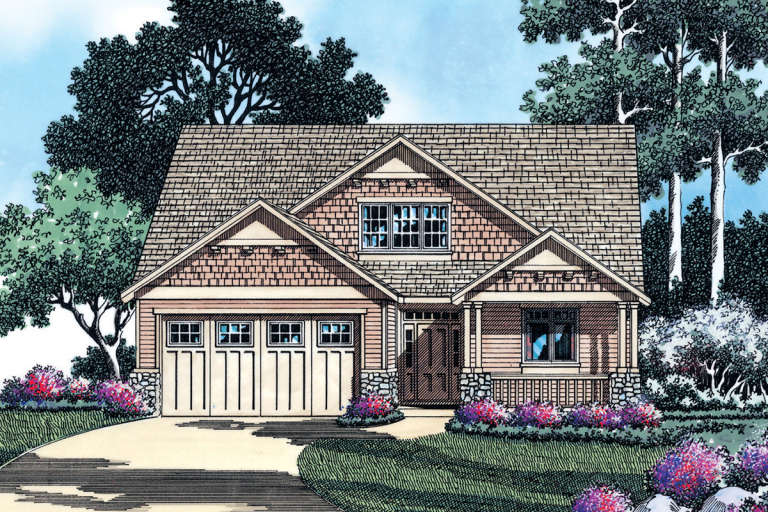 Bungalow House Plan #2559-00272 Elevation Photo