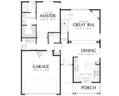 House Plan House Plan #12049 Drawing 1
