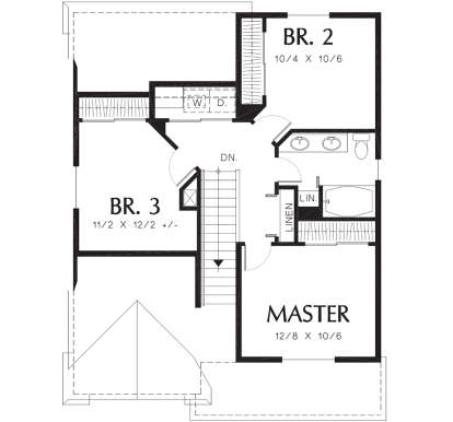 Second Floor for House Plan #2559-00274