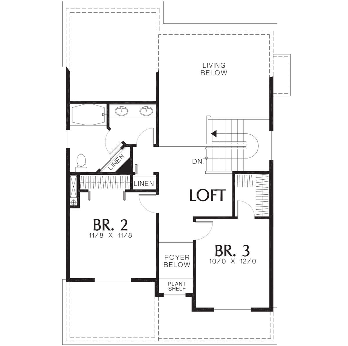 Second Floor for House Plan #2559-00276
