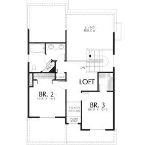 Second Floor for House Plan #2559-00276