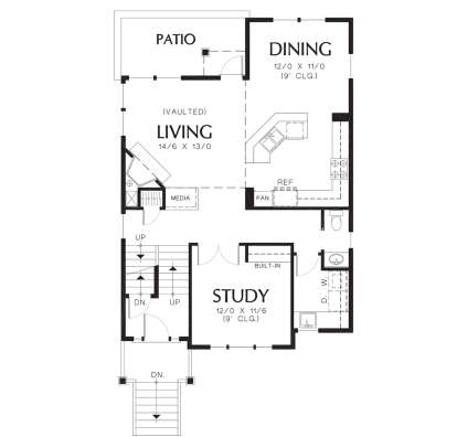 Main Floor  for House Plan #2559-00279