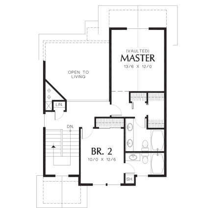 Second Floor for House Plan #2559-00279