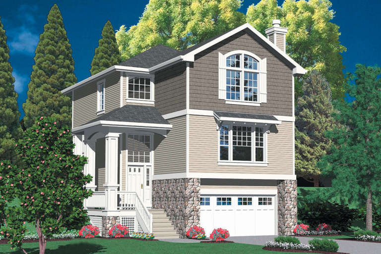 House Plan House Plan #12058 Front Elevation 