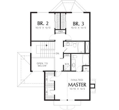 Second Floor for House Plan #2559-00281