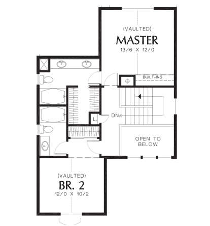 Second Floor for House Plan #2559-00282