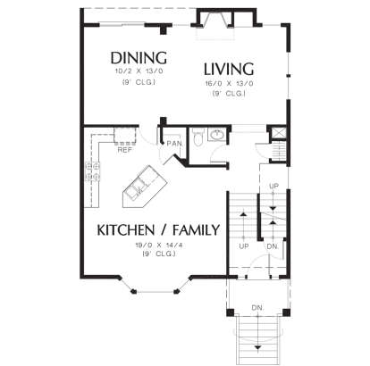 Main Floor  for House Plan #2559-00283