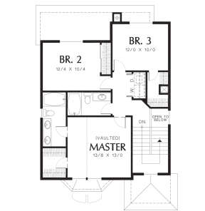 Second Floor for House Plan #2559-00283