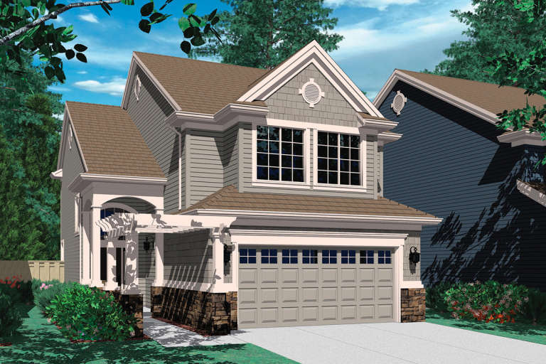 House Plan House Plan #12061 Front Elevation 