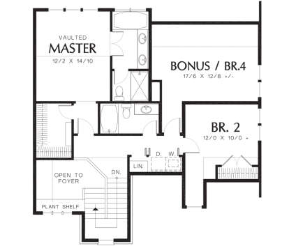 Second Floor for House Plan #2559-00285