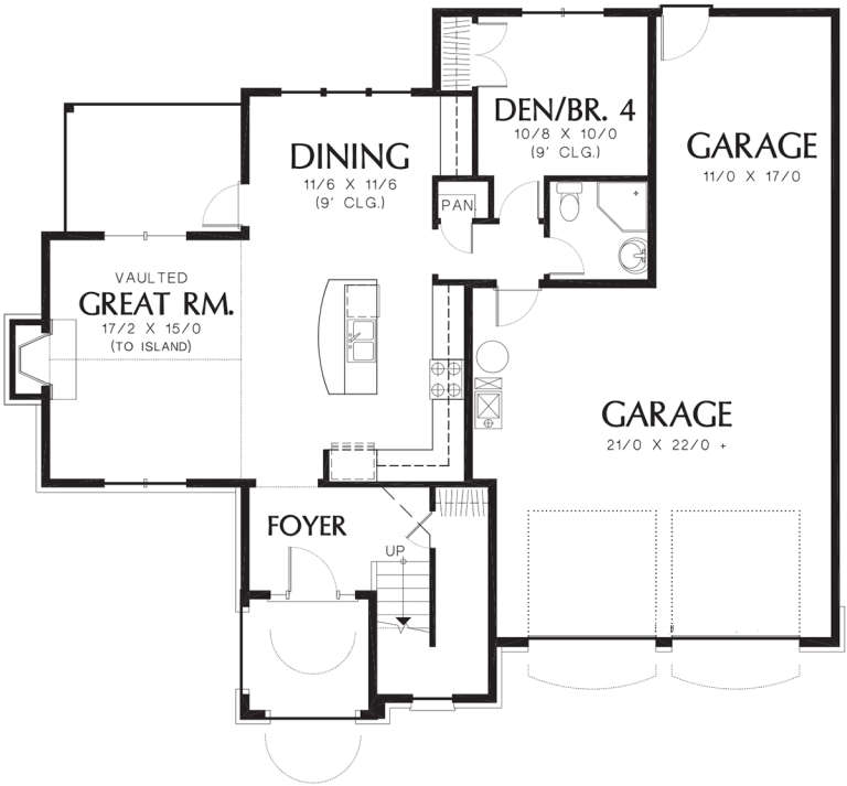 House Plan House Plan #12063 Drawing 1