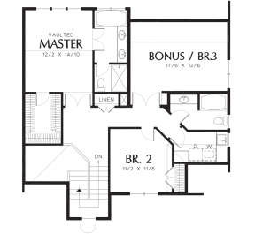 Second Floor for House Plan #2559-00286
