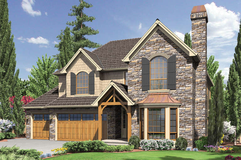 House Plan House Plan #12065 Front Elevation 